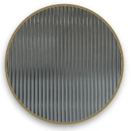 Clear Fluted brochure finish sample