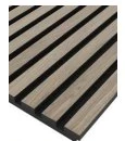 Premium Slate Oak slatwall sample