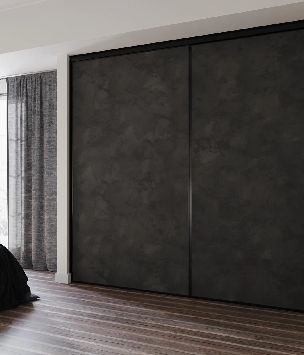Solid panel sliding wardrobe doors — supplier collection inspiration