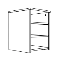 Medium bedside · open — Global Doors brochure